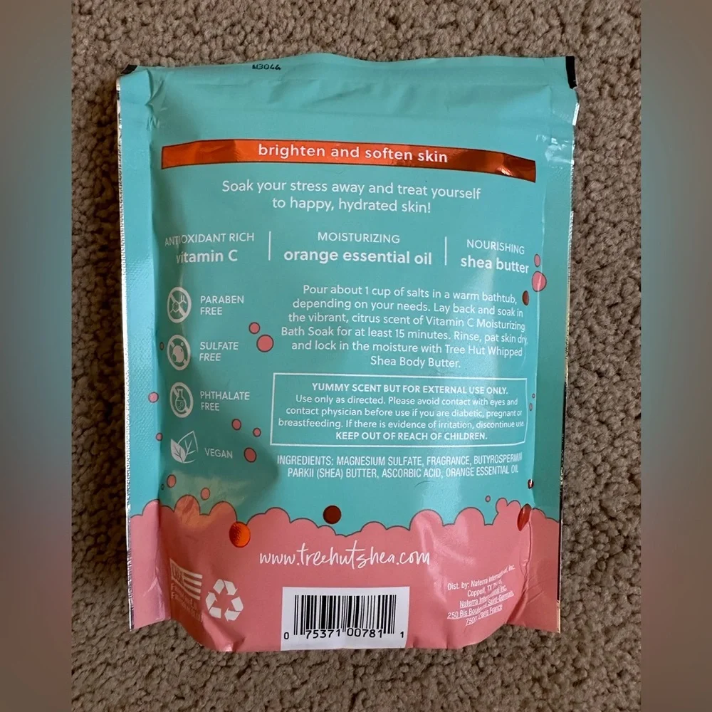 NEW Tree Hut Vitamin C Moisturizing Bath Soak ~ Brighten & Tone